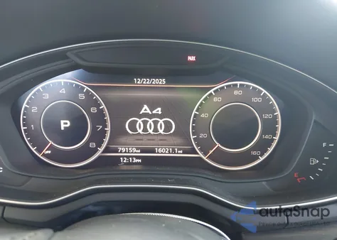 2018 Audi A4 2.0T Tech Ultra Premium/2.0T Ultra Premium from USA, damaged, VIN WAUKMAF45JA192098